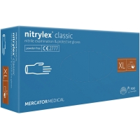 Mercator® nitrylex® classic eldobható nitril kesztyű, meret XL, 100 darab