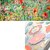Pancerne etui pokrowiec z żelową ramką iPhone 14 Plus Fusion Design Floral przezroczysty
