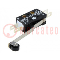 Microswitch SNAP ACTION; 2.5A/250VAC; 0.3A/220VDC; ON-(ON); IP40