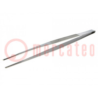 Tweezers; 310mm; Blades: narrowed; Blade tip shape: rounded