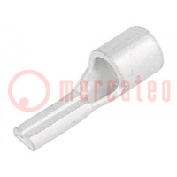 Tip: flat; 7mm; 16.78÷26.66mm2; crimped; for cable; non-insulated