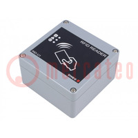 Lecteur RFID; 12÷24V; UNIQUE; Modbus RTU; RS485,USB; Portée: 100mm