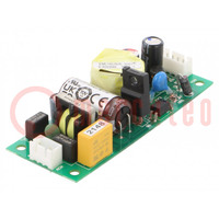 Power supply: switched-mode; open; 15W; 120÷370VDC; 85÷264VAC