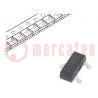 Transistor: PNP; bipolar; 65V; 0.1A; 250mW; SOT23,TO236AB