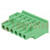 Pluggable terminal block; 5mm; ways: 6; angled; plug; female; green