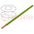 Wire; H05V-K,LgY; stranded; Cu; 2.5mm2; PVC; yellow-green; 50m