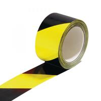 Warnmarkierungsband, selbstklebend rechtsweisend, 6x660 cm Version: 02 - gelb/schwarz