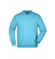 James & Nicholson Klassisches Komfort Rundhals-Sweatshirt Kinder JN040K Gr. 140 sky-blue