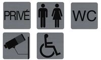 EXACOMPTA Hinweisschild "Toiletten Damen/Herren" (8702944)