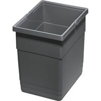 Produktbild zu NINKA hulladékgyűjtő eins2vier/eins2fünf, 13,5 liter, 210x275x280mm, sötétszürke