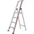 Produktbild zu HYMER Alu-Stufen-Stehleiter mit Plattform Type 8026 Stufen 4 Länge=1,70 m