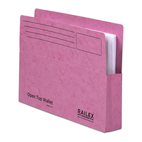 Railex Open Top Wallet OT5 Cerise Pack of 25