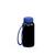 Artikelbild Drink bottle "Refresh" clear-transparent incl. strap, 0.4 l, black/blue