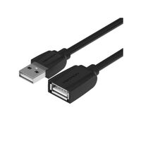 VENTION CABLE ALARGADOR USB 2.0 VAS-A44-B100/ USB MACHO - USB HEMBRA/ 1M/ NEGRO
