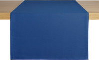 Tischläufer Blanca; 40x130 cm (BxL); blau; rechteckig