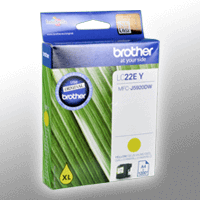 Brother Tinte LC-22EY yellow