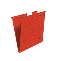 Hängemappe UniReg, seitlich offen,Manila-RC-Karton, 230 g/qm, DIN A4, rot