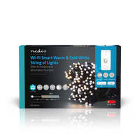 Nedis WIFILX02W100 iluminación decorativa Cadena de luces decorativa 100 bombilla(s) LED 3,21 W G