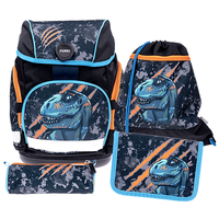 Funki Joy-Bag Schulranzen-Set Junge Schwarz, Blau, Orange