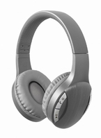 Gembird BTHS-01-SV słuchawki/zestaw słuchawkowy Przewodowy i Bezprzewodowy Opaska na głowę Połączenia/muzyka Micro-USB Bluetooth Srebrny