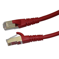 Videk 2996AS-2R Netzwerkkabel Rot 2 m Cat6a S/FTP (S-STP)