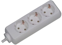 Secomp 387.270S power extension 1.5 m 3 AC outlet(s) Indoor White