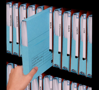 Oxford 100330167 fichier Carton Bleu, Vert, Rouge, Jaune A4
