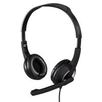 Hama Essential HS 300 Headset Vezetékes Fejpánt Hívás/zene Szürke