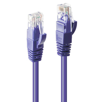 Lindy 48120 hálózati kábel Ibolya 0,3 M Cat6 U/UTP (UTP)