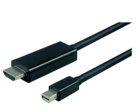 Nilox NX090209105 adaptador de cable de vídeo 1 m Mini DisplayPort HDMI Negro