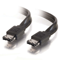 C2G 2m External Serial ATA Cable SATA-Kabel eSATA Schwarz