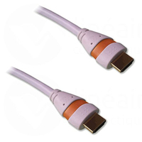 Lineaire XVHD54BOE câble HDMI 3 m HDMI Type A (Standard) Orange, Blanc