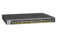 NETGEAR GS752TPP Géré L2/L3/L4 Gigabit Ethernet (10/100/1000) Connexion Ethernet, supportant l'alimentation via ce port (PoE) 1U Noir