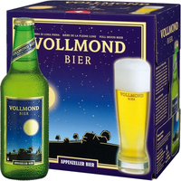 Appenzeller Bier Vollmond hell 6x33cl Bier Lager 330 ml Glasflasche 5,2%
