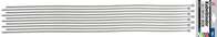 Kraftmann 80779 Kabelbinder Leiter-Kabelbinder Nylon Weiß
