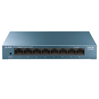 TP-Link LS108G Nie zarządzany Gigabit Ethernet (10/100/1000) Niebieski