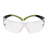 3M 7100078989 veiligheidsbril Beschermbril Polycarbonaat (PC) Zwart, Grijs