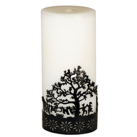 Schulthess Kerzenhandwerk Metallring Baum 17 cm – ohne Duft