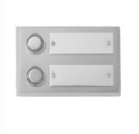 Heidemann 70722 doorbell push button Wired Silver