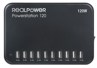 RealPower Power Station 120 Schwarz Indoor