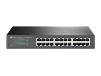 TP-Link TL-SG1024D Beállítást nem igénylő (unmanaged) Gigabit Ethernet (10/100/1000) Szürke