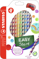 STABILO EASYcolors, ergonomisch kleurpotlood, rechtshandig, etui met 12 kleuren