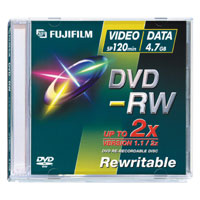 Fujifilm DVD+RW 4.7GB 4x JewelCase 5pk 4,7 GB 5 pz