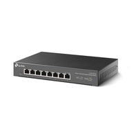 TP-Link TL-SG108-M2 łącza sieciowe Nie zarządzany 2.5G Ethernet (100/1000/2500) Czarny