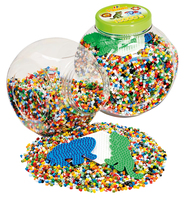 Hama Beads Beads and pegboards in tub