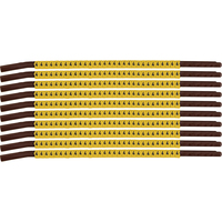 Brady SCNG-15-4 Kabelmarkierer Schwarz, Gelb Nylon