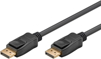 Goobay DisplayPort Connector Cable 1.2 VESA, gold-plated, 1 m, Black