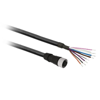 Schneider Electric XZCP29P12L2 kábel érzékelőhöz és működtető szervhez 2 M M12 Fekete
