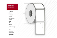 Capture CA-LB3030 printer label White
