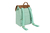 Fitz & Huxley SOLSTICE mini Rucksack Lässiger Rucksack Braun, Mintfarbe Stoff, Leder